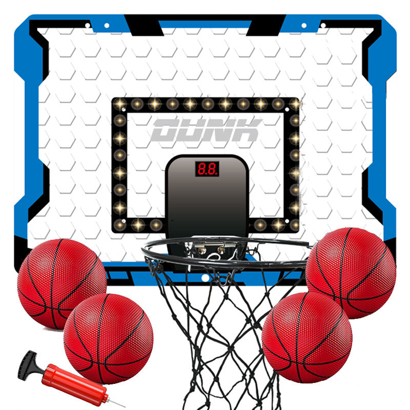 Kids Basketball Hoop Set with Electronic Scorekeeper