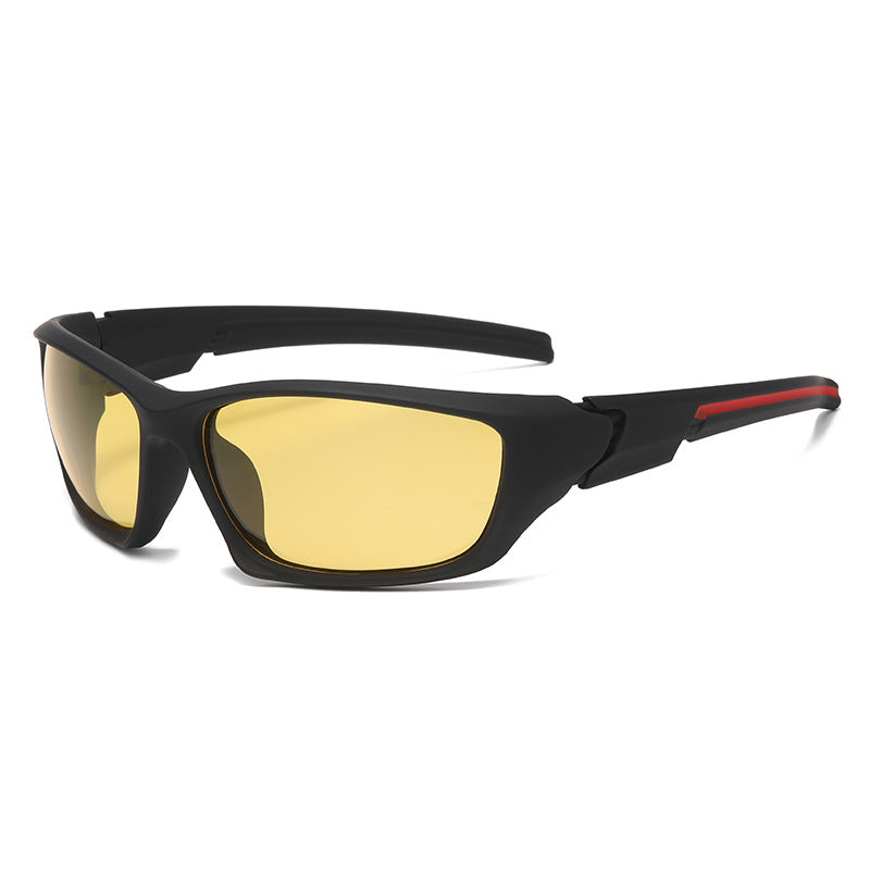 Polarized Oval Frame Sports Sunglasses