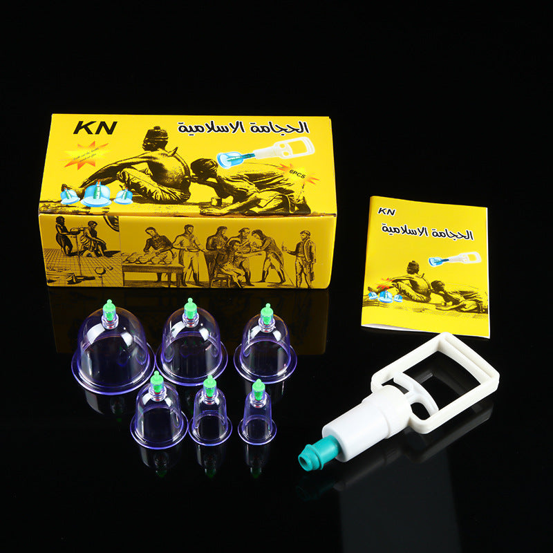 Vacuum Cupping Therapy Set with Six Cups