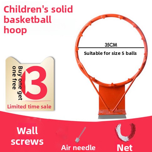 Wall-Mounted Basketball Hoop Set