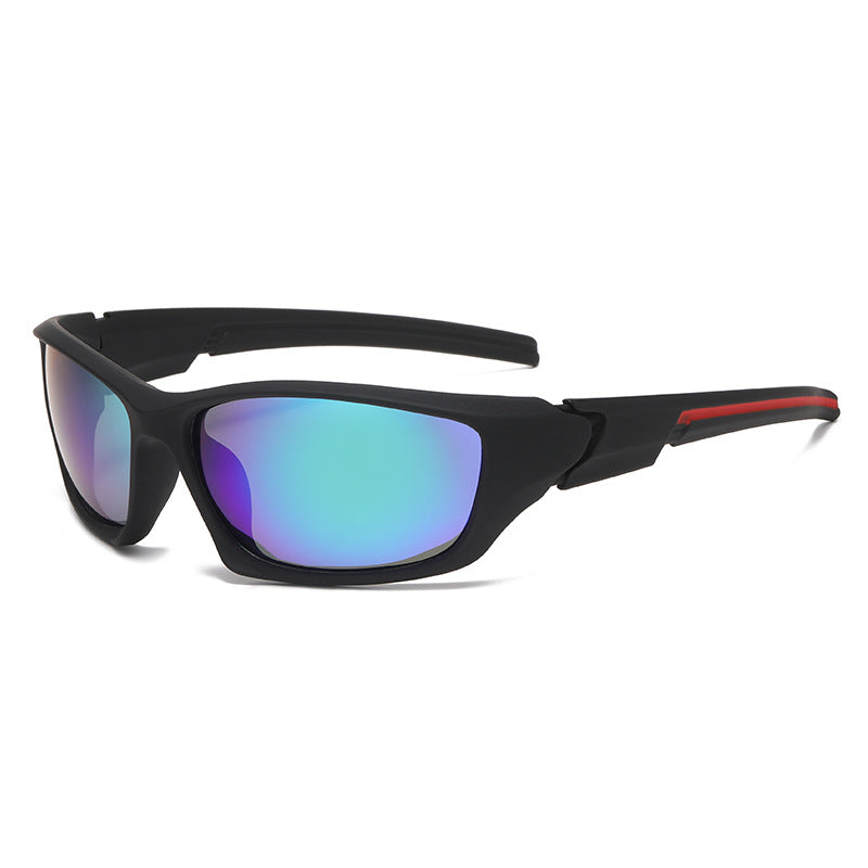 Polarized Oval Frame Sports Sunglasses
