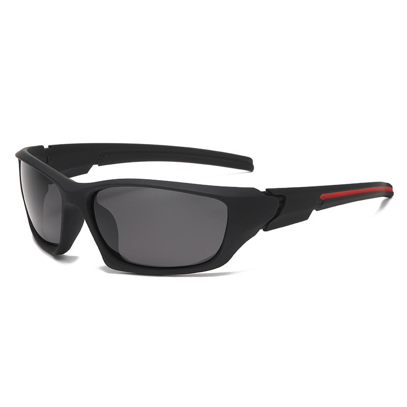 Polarized Oval Frame Sports Sunglasses