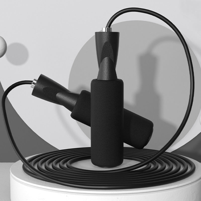 Adjustable Bearing Jump Rope with Sweat-Absorbing Handles