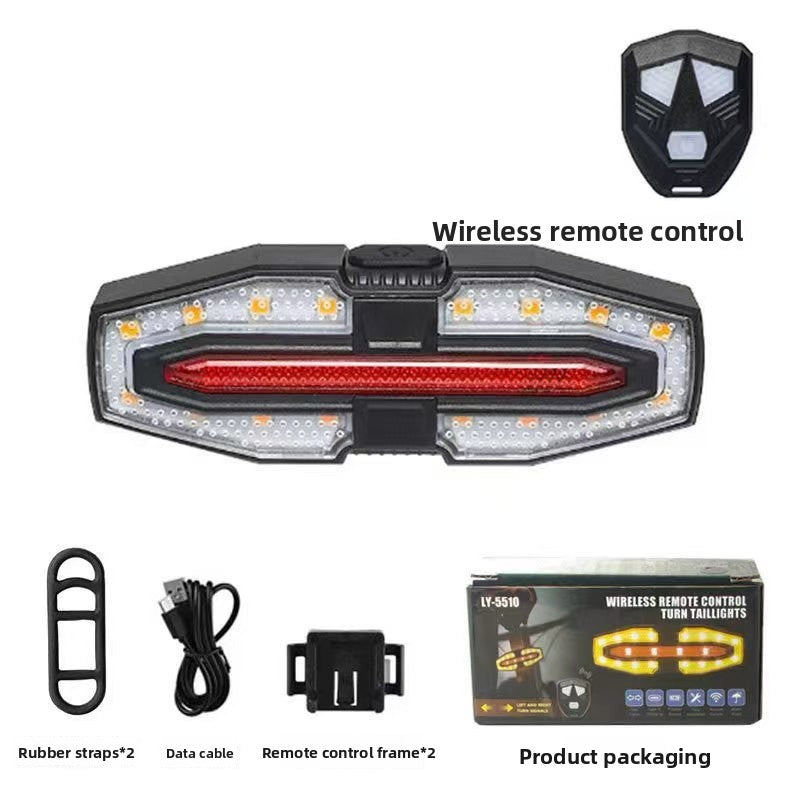 Solar Wireless Bike Turn Signal Light