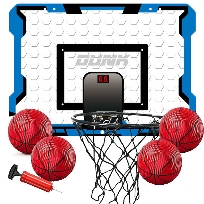 Kids Basketball Hoop Set with Electronic Scorekeeper