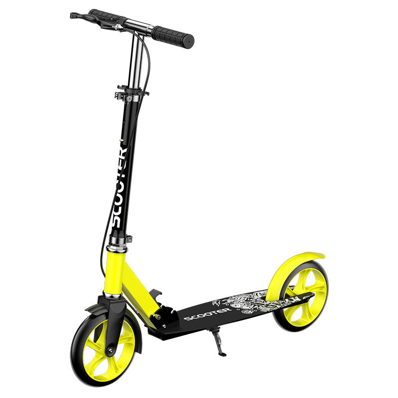 Adult Folding Kick Scooter with Dual Brakes