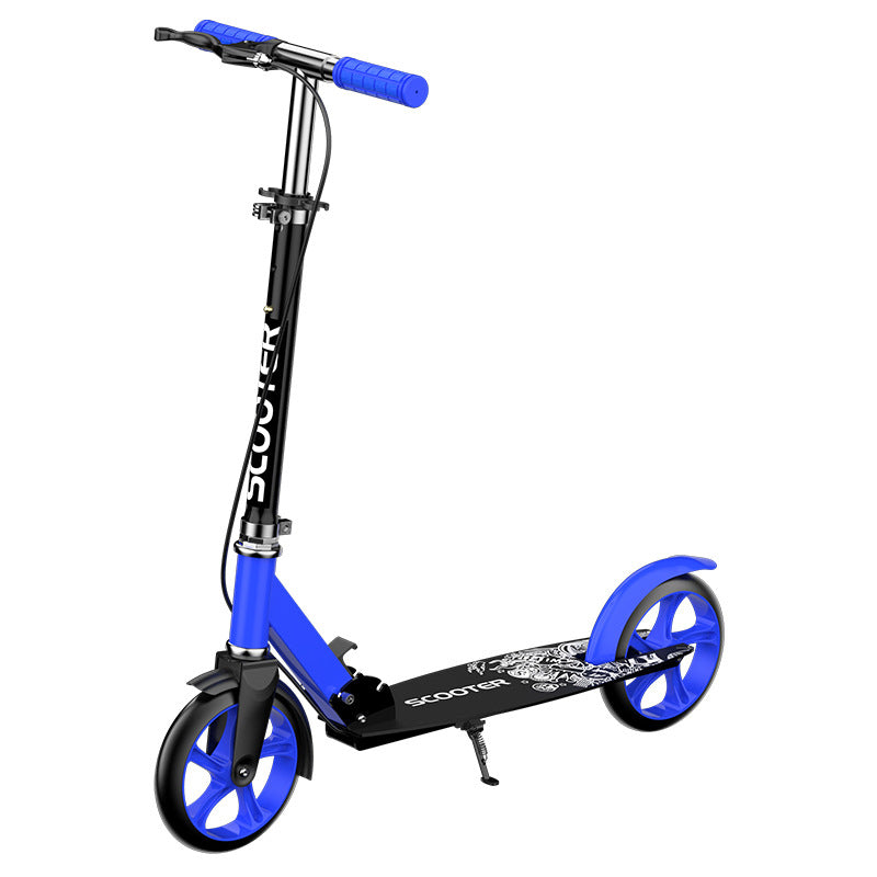 Adult Folding Kick Scooter with Dual Brakes
