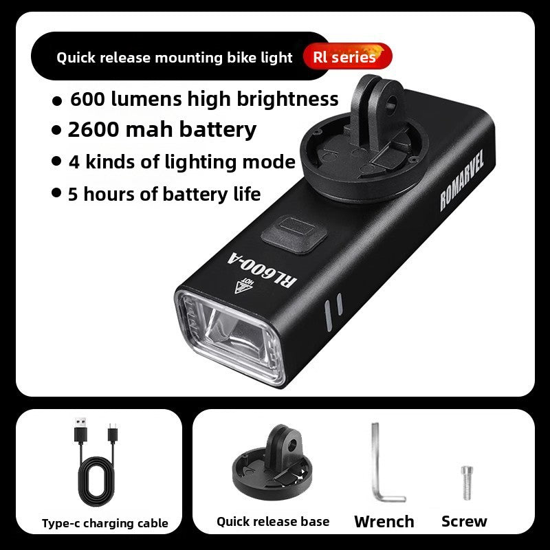 Dual Beam Bicycle Headlight with Remote