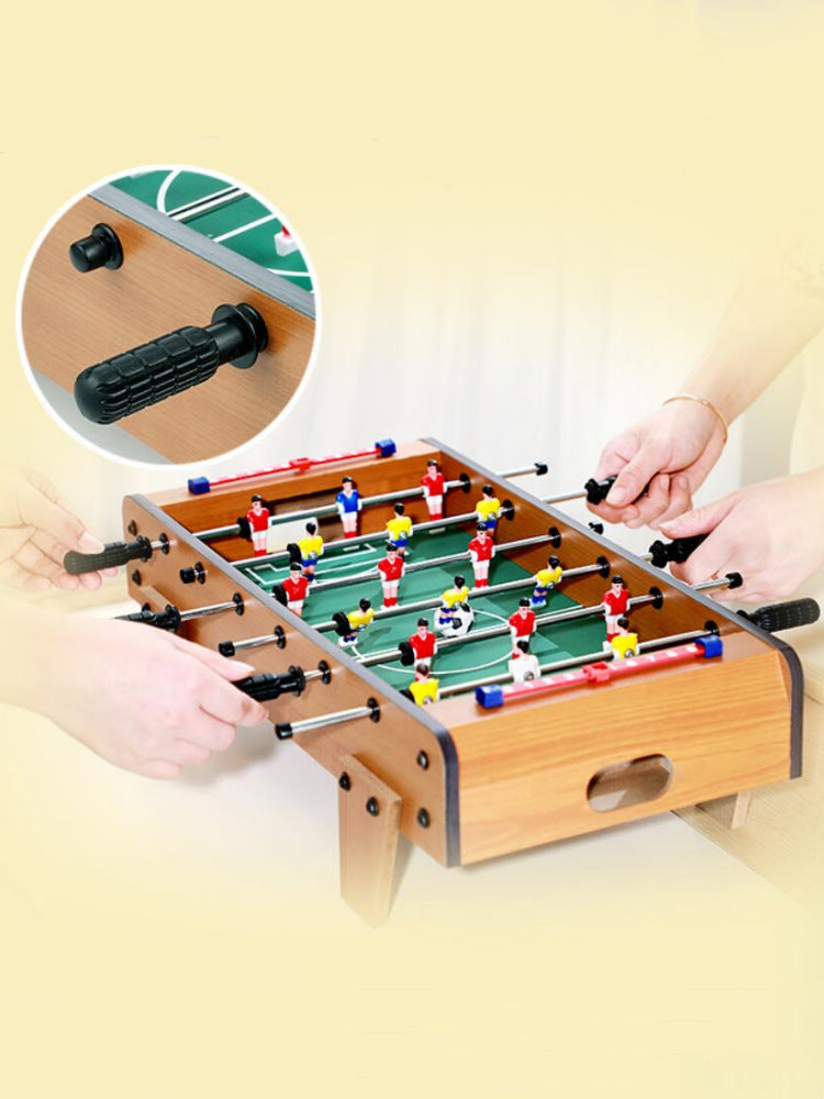 Compact Wooden Table Football Game