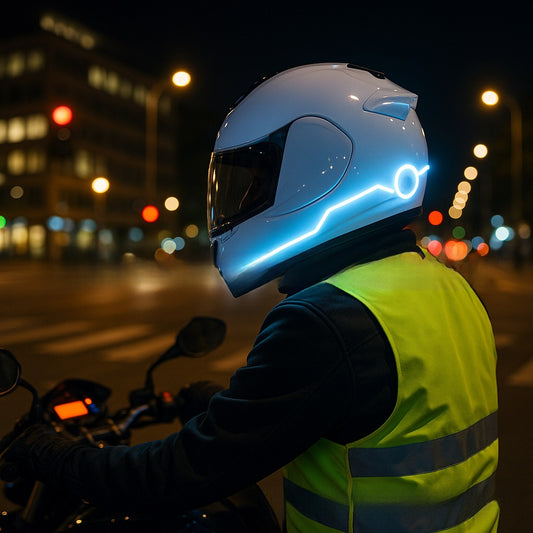 LED Helmet Light Strip for Night Riding