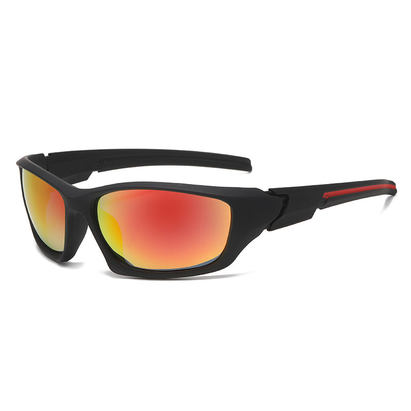 Polarized Oval Frame Sports Sunglasses
