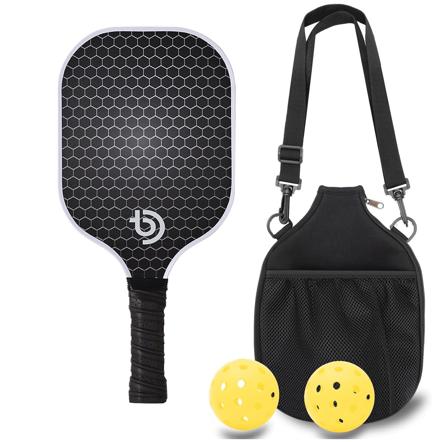Carbon Fiber Pickleball Paddle Set