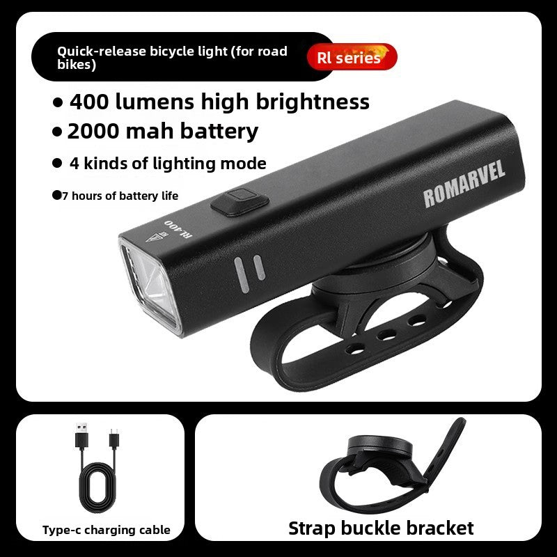 Dual Beam Bicycle Headlight with Remote