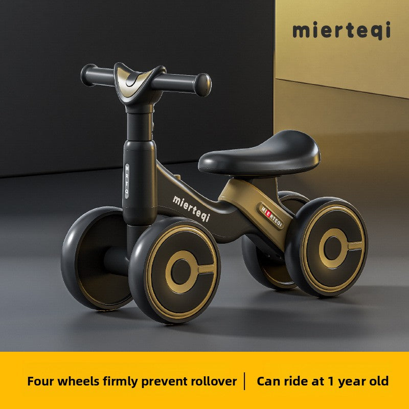 Adjustable Toddler Scooter Walker with Safety Wheels