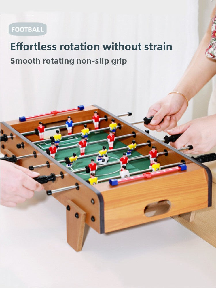 Compact Wooden Table Football Game