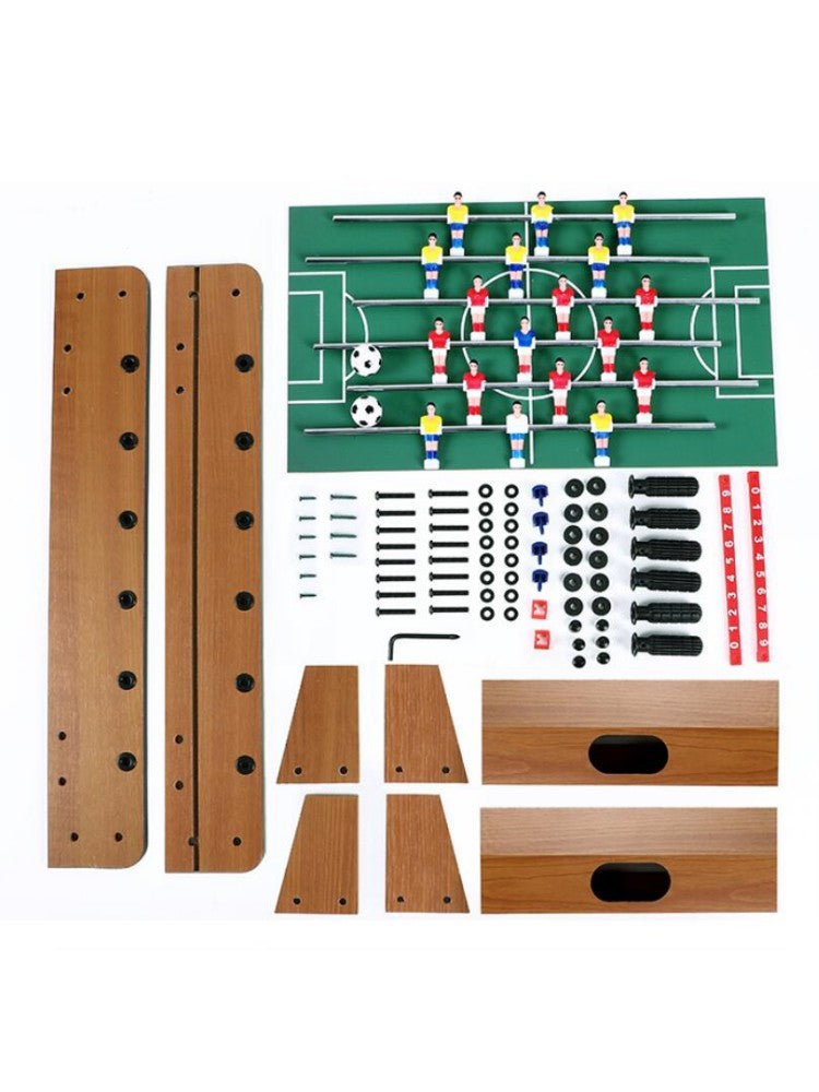 Compact Wooden Table Football Game