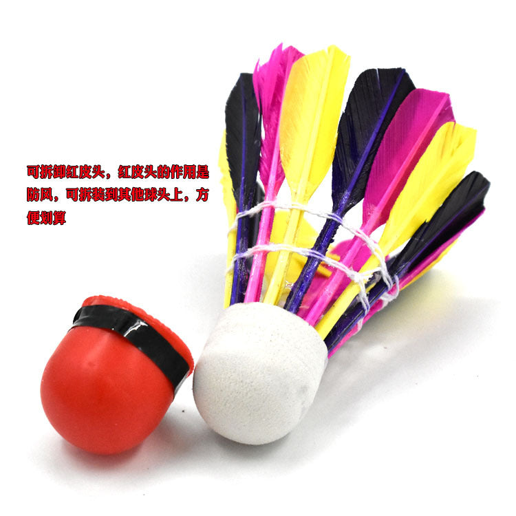 Multi-Color Outdoor Badminton Shuttlecocks