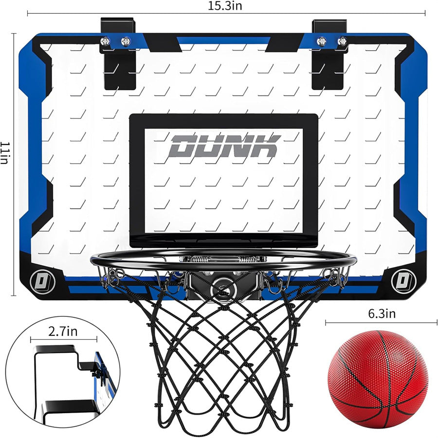 Kids Basketball Hoop Set with Electronic Scorekeeper