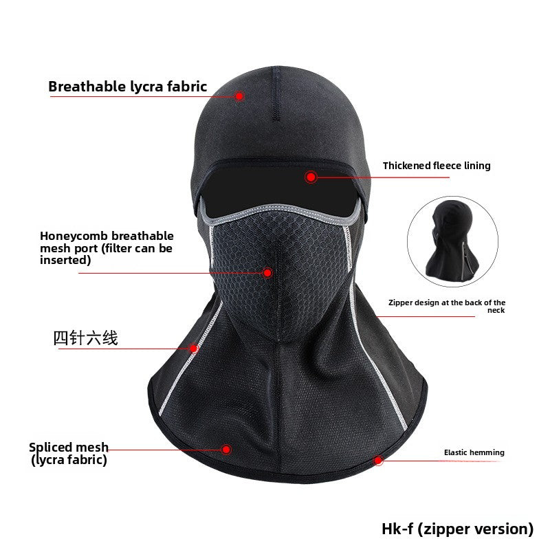 Windproof Insulated Cycling Face Mask