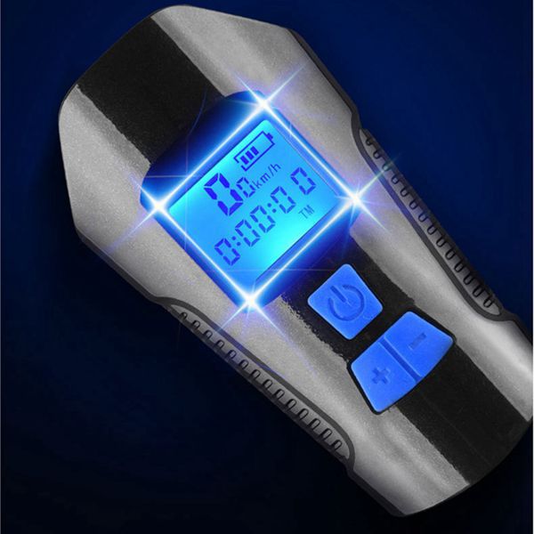 Rechargeable Waterproof Bike Light with Odometer