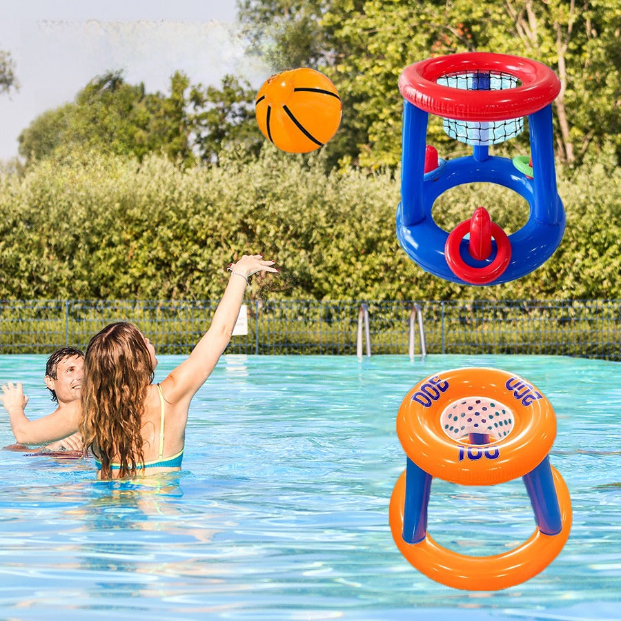 Inflatable Basketball Hoop Set