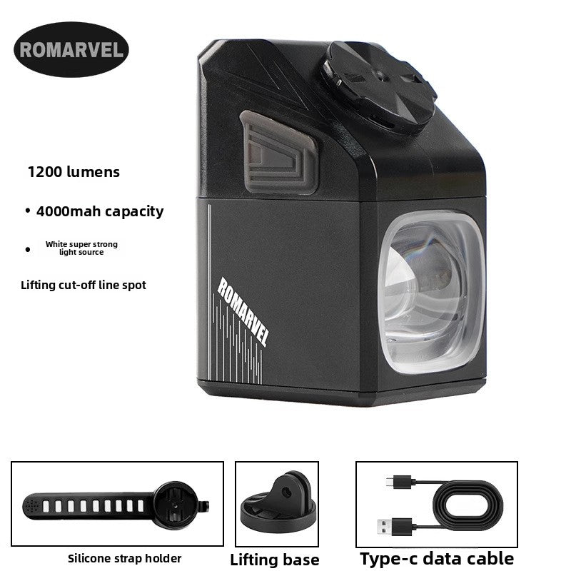 Dual Beam Bicycle Headlight with Remote