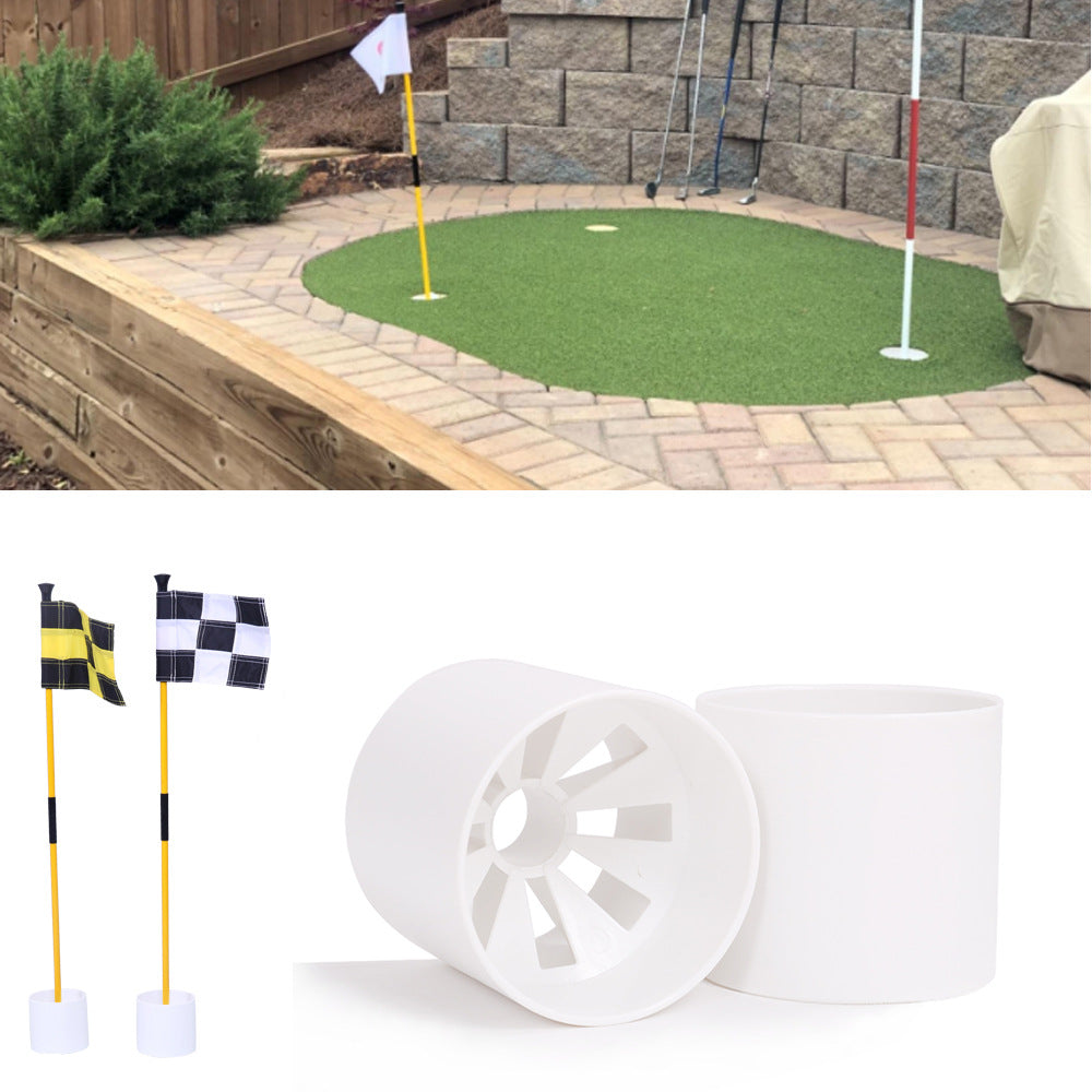 Golf Hole Cup with Protective Lid