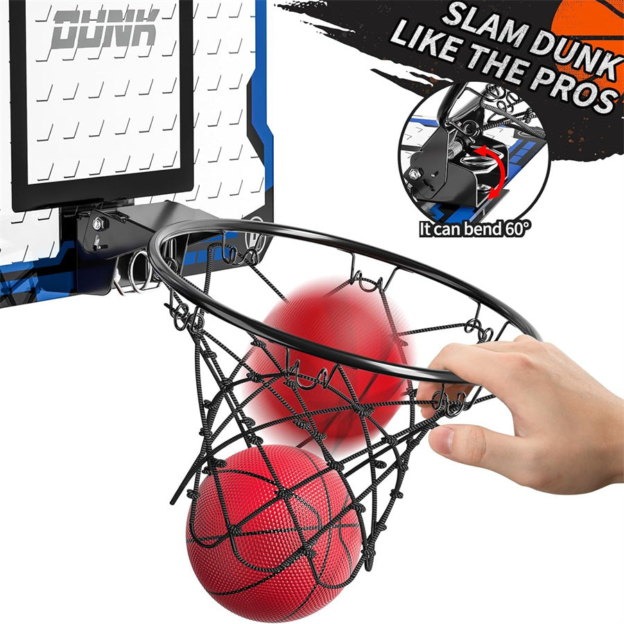 Kids Basketball Hoop Set with Electronic Scorekeeper