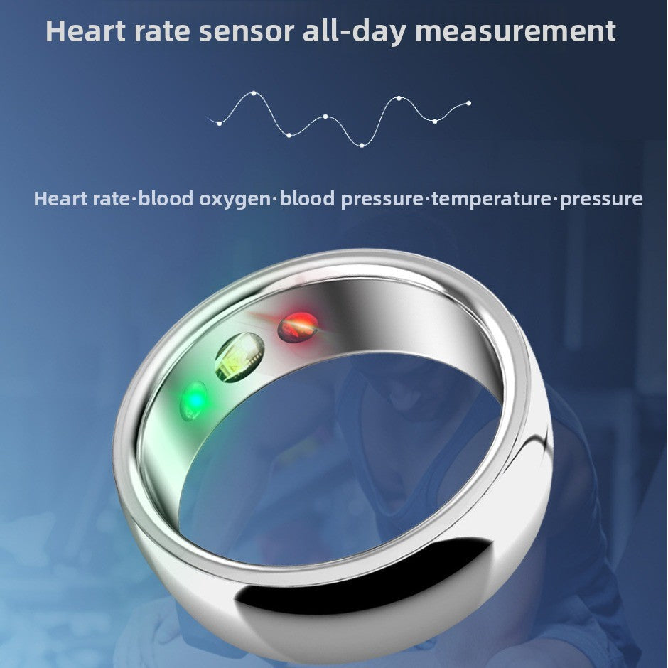 Smart Health Ring with Heart Rate and Oxygen Monitoring
