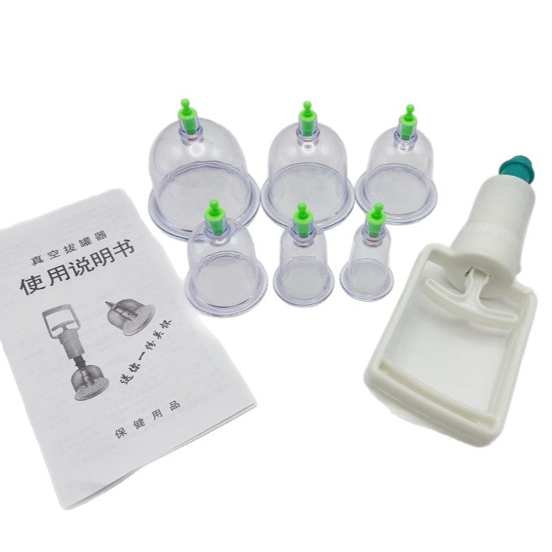 Vacuum Cupping Therapy Set with Six Cups