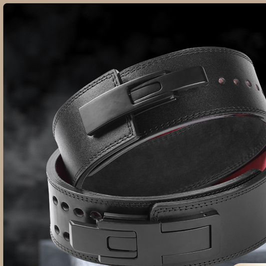 Premium Leather Weightlifting Belt