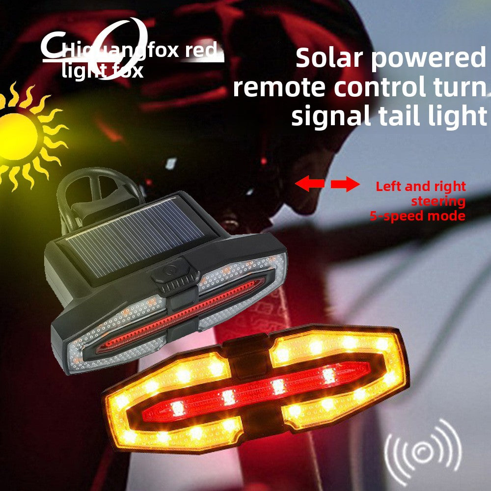 Solar Wireless Bike Turn Signal Light