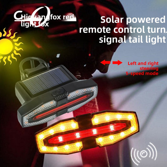 Solar Wireless Bike Turn Signal Light