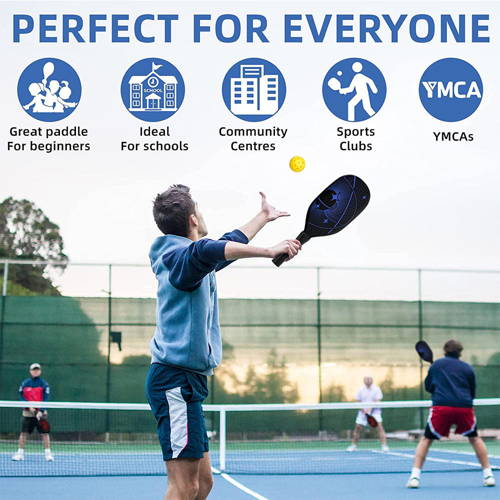 Carbon Fiber Pickleball Paddle Set