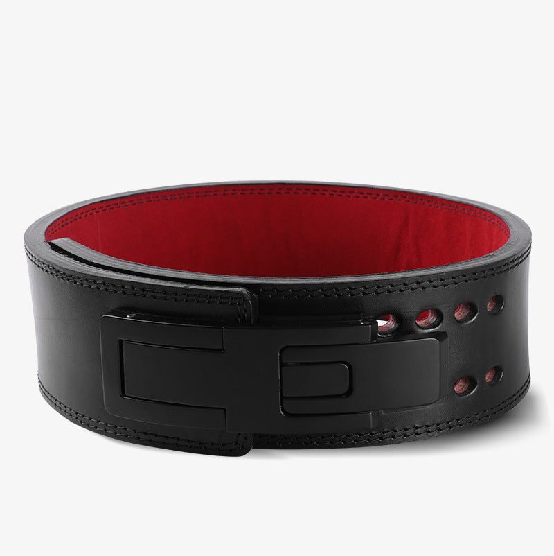 Premium Leather Weightlifting Belt