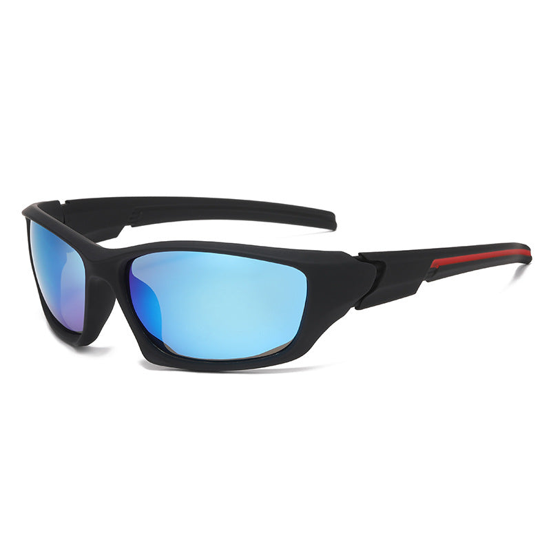 Polarized Oval Frame Sports Sunglasses