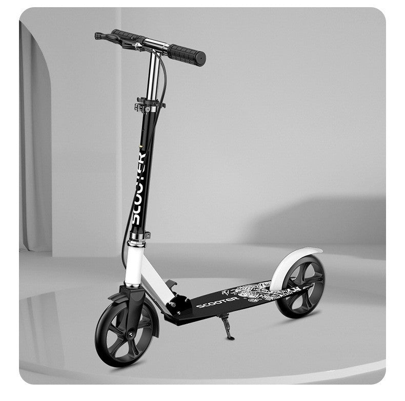 Adult Folding Kick Scooter with Dual Brakes