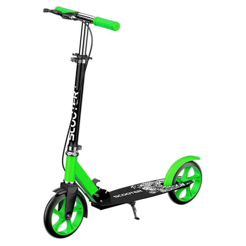 Adult Folding Kick Scooter with Dual Brakes