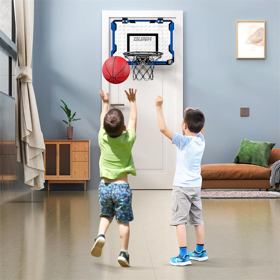 Kids Basketball Hoop Set with Electronic Scorekeeper