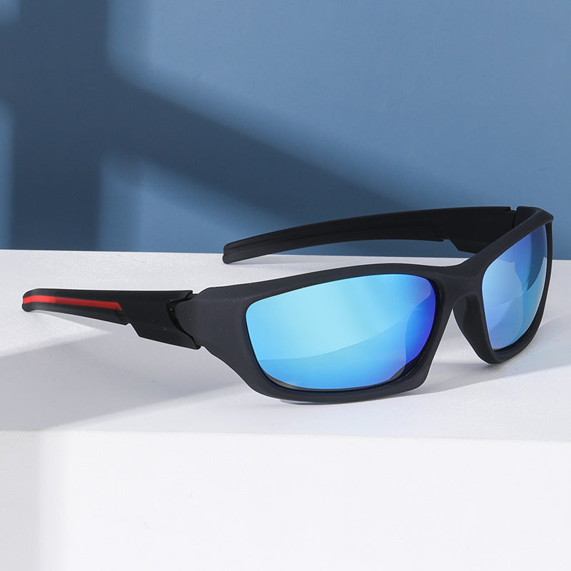 Polarized Oval Frame Sports Sunglasses
