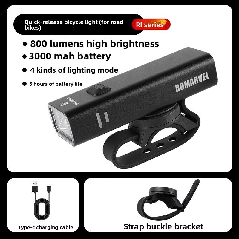 Dual Beam Bicycle Headlight with Remote