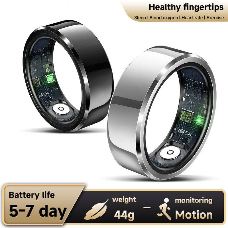 Titanium Smart Ring Health Monitor