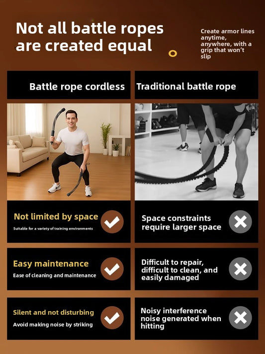 Cordless Resistance Battle Rope