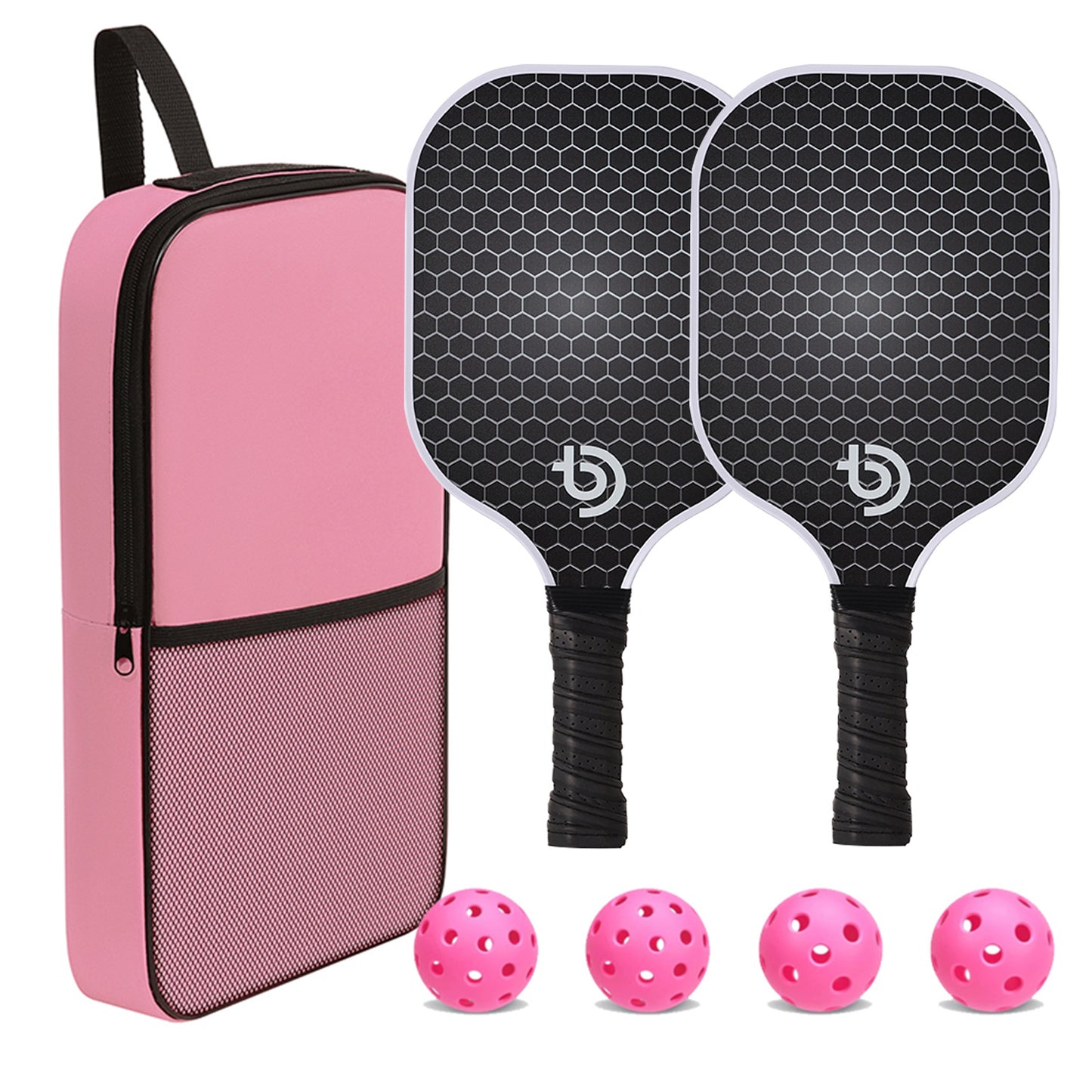 Carbon Fiber Pickleball Paddle Set
