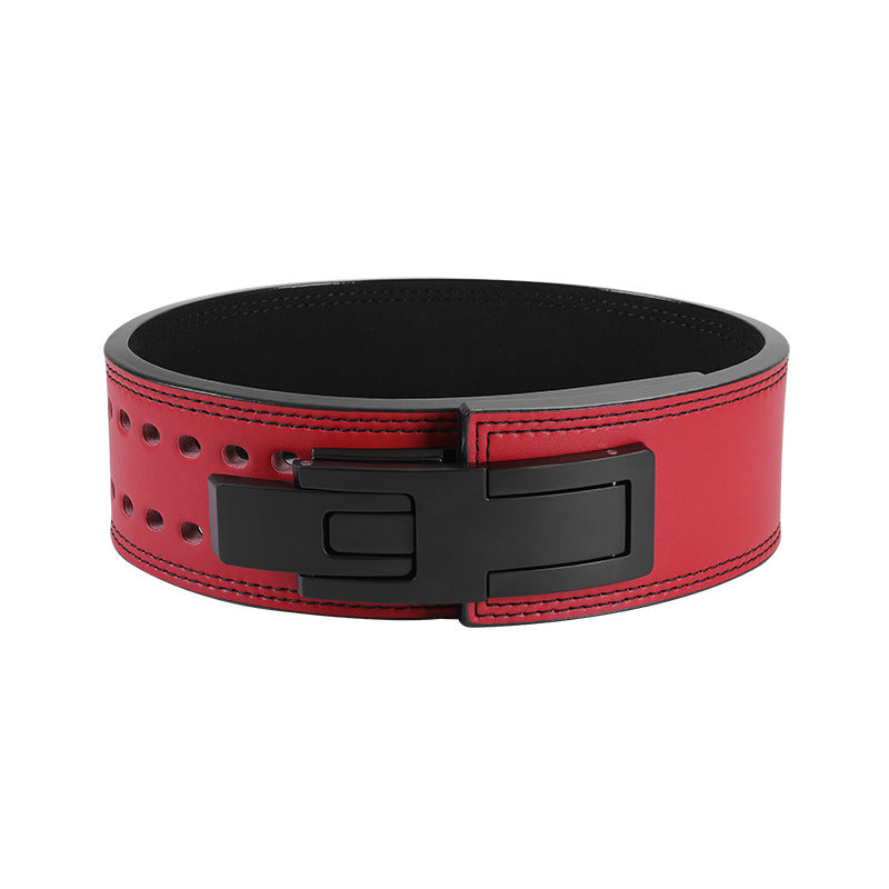 Premium Leather Weightlifting Belt