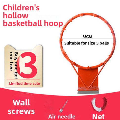 Wall-Mounted Basketball Hoop Set