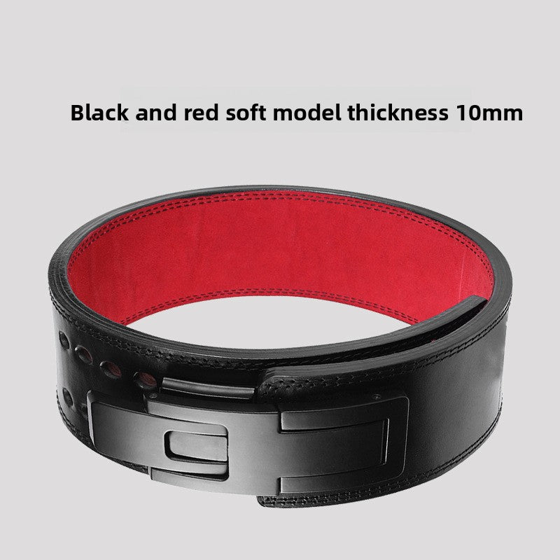 Premium Leather Weightlifting Belt