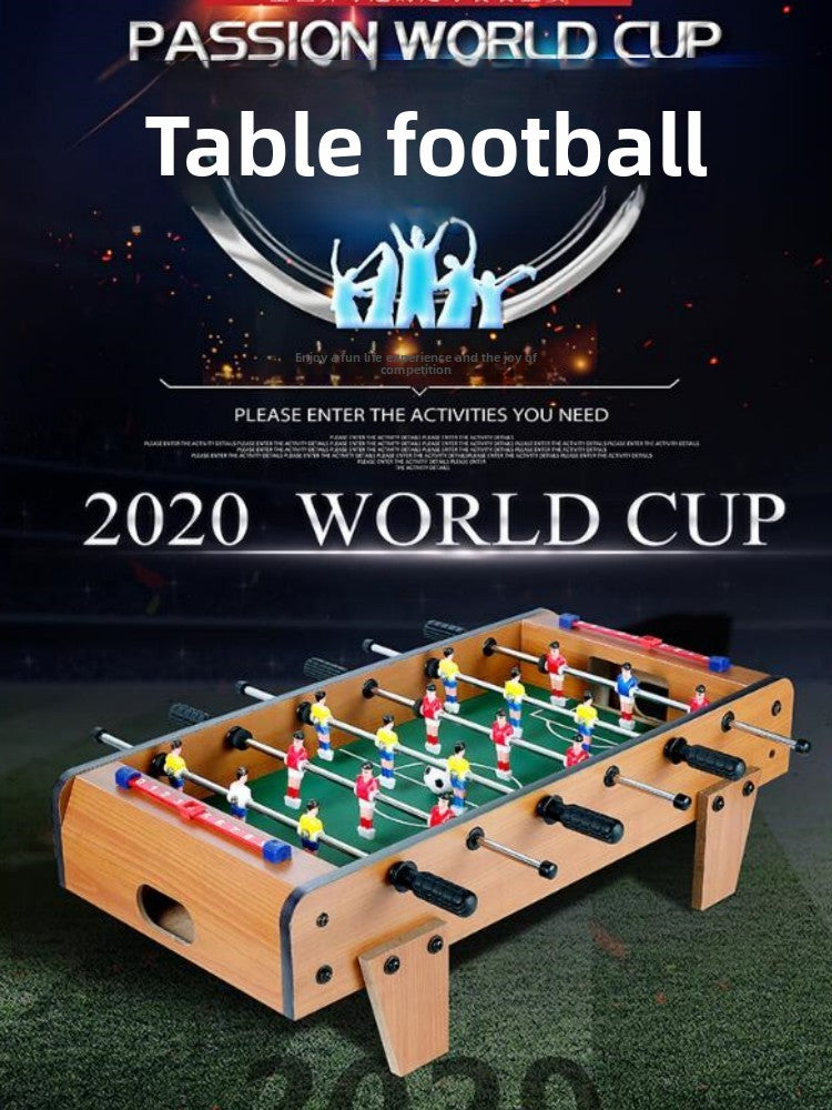 Compact Wooden Table Football Game