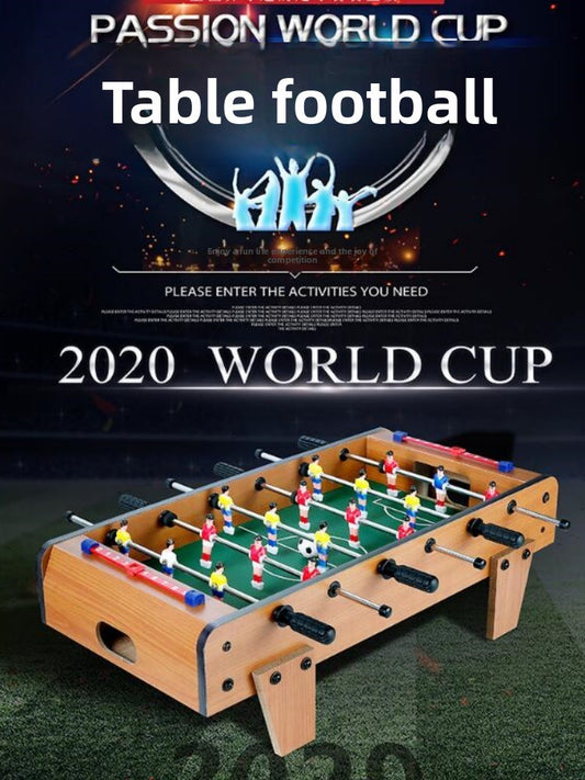 Compact Wooden Table Football Game